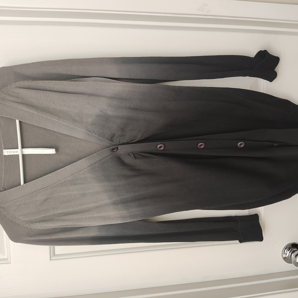 Black Button-Up Cardigan